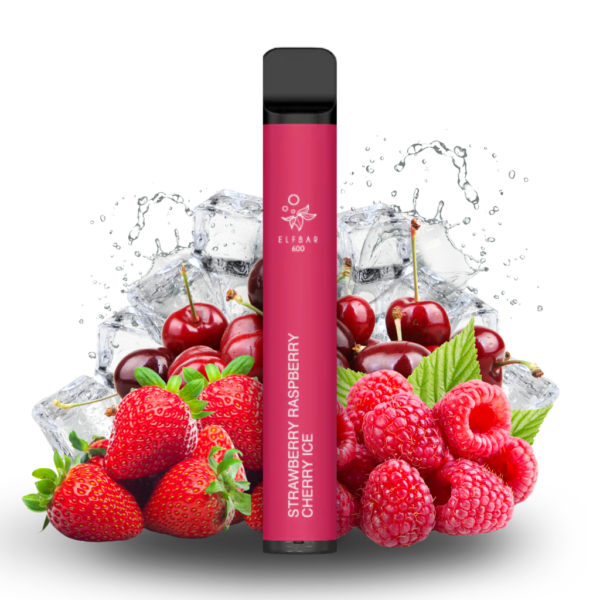 Elfbar 600 V1 - Strawberry Raspberry Cherry Ice