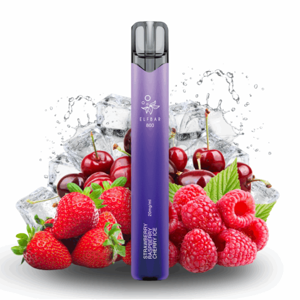 Elfbar 800 - Strawberry Raspberry Cherry Ice