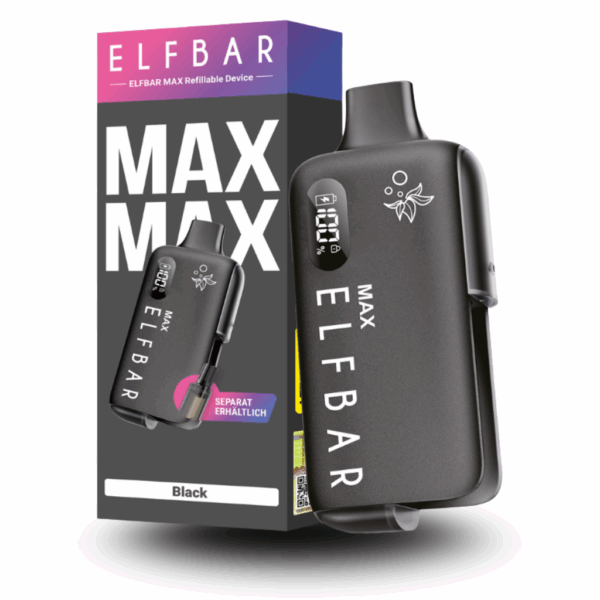 ELFBAR MAX Akkuträger Black