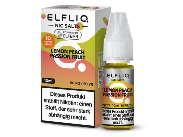 ELFLIQ Liquid - Lemon Peach Passion Fruit - Elfliq by Elf Bar – Bild 2