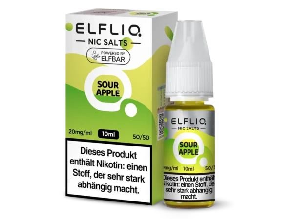 ELFLIQ Liquid - Sour Apple - Elfliq by Elf Bar