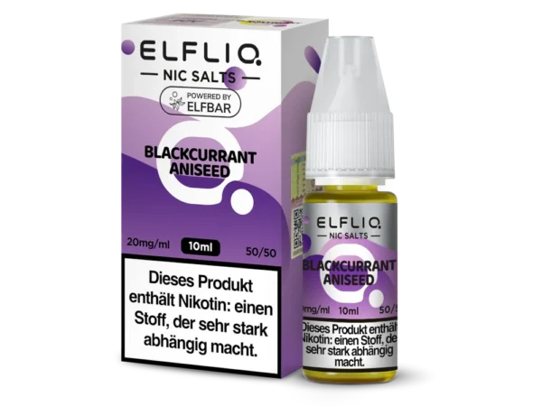 ELFLIQ Liquid - Blackcurrant Aniseed - Elfliq by Elf Bar
