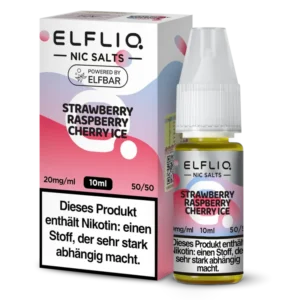 ELFLIQ Liquid - Strawberry Raspberry Cherry Ice - Elfliq by Elf Bar