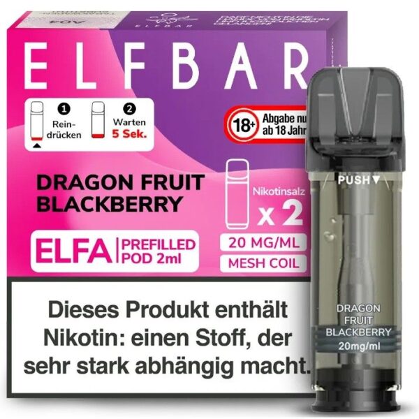ELFBAR ELFA POD - Dragon Fruit Blackberry
