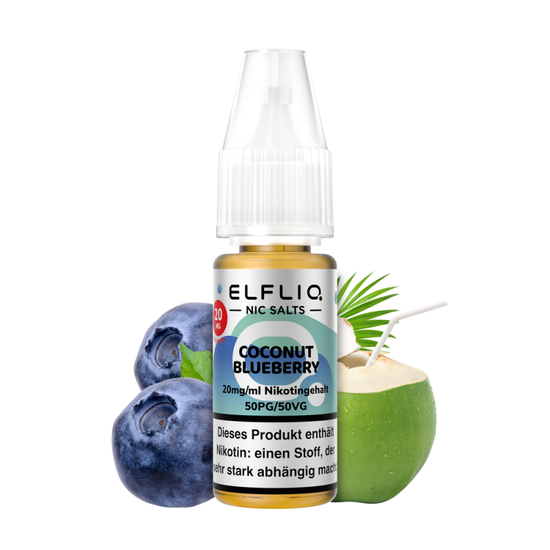 ELFLIQ Liquid - Coconut Blueberry - Elfliq by Elf Bar