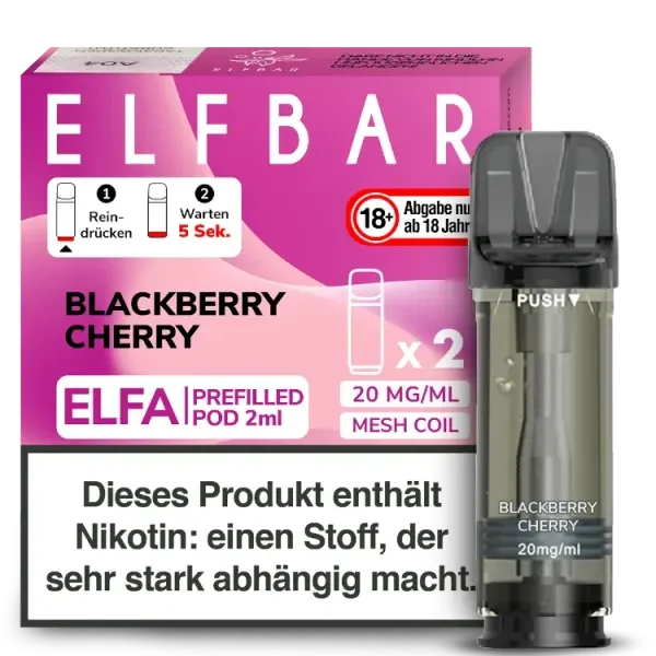 ELFBAR ELFA POD - Blackberry Cherry