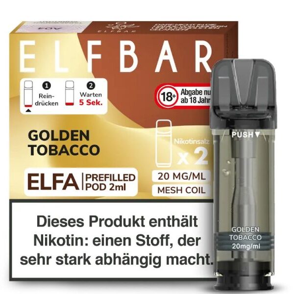 ELFBAR ELFA POD - Golden Tobacco