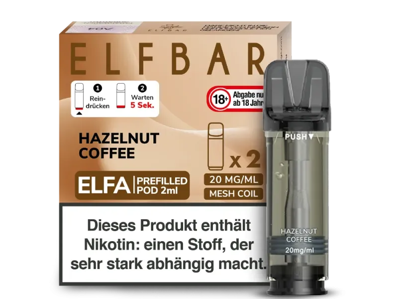 ELFBAR ELFA POD - Hazelnut Coffee