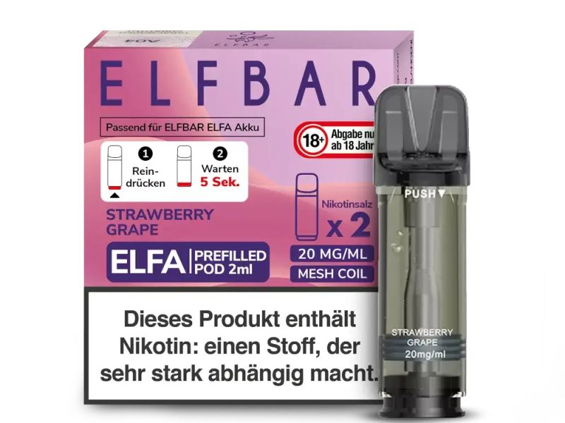 ELFBAR ELFA POD - Strawberry Grape