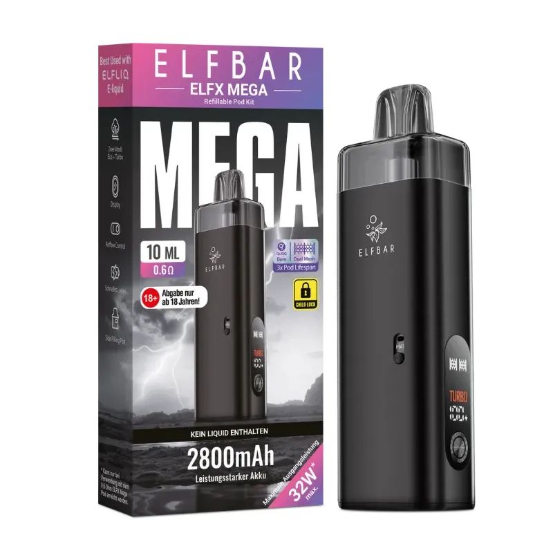 Elfbar ELFX Mega Set Black