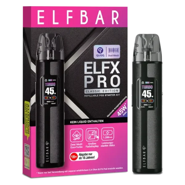 Elfbar Elfx Pro Set Black